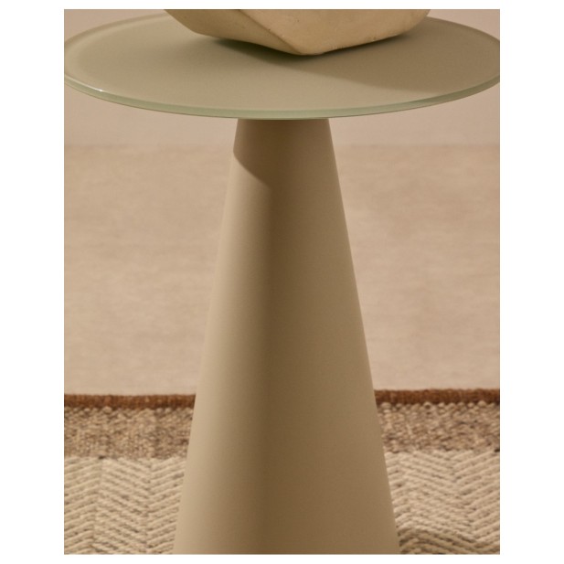 Mesa auxiliar Wilshire cristal... Mesa auxiliar Wilshire cristal...