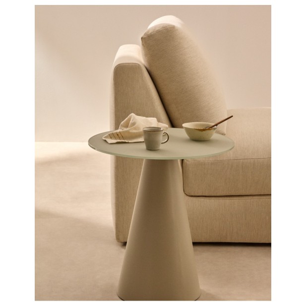 Mesa auxiliar Wilshire cristal... Mesa auxiliar Wilshire cristal...