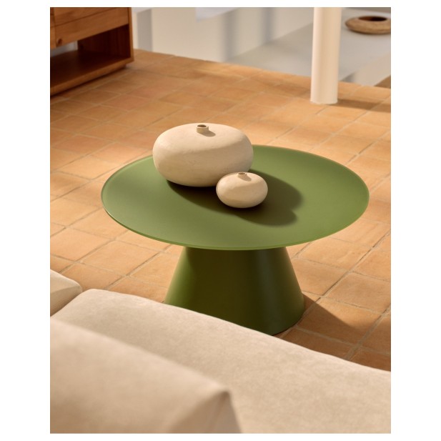 Mesa de centro Wilshire cristal... Mesa de centro Wilshire cristal...