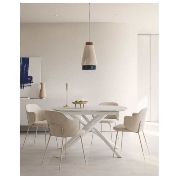 Mesa extensible Yodalia cristal... Mesa extensible Yodalia cristal...