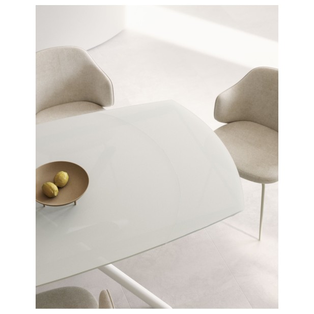 Mesa extensible Yodalia cristal... Mesa extensible Yodalia cristal...