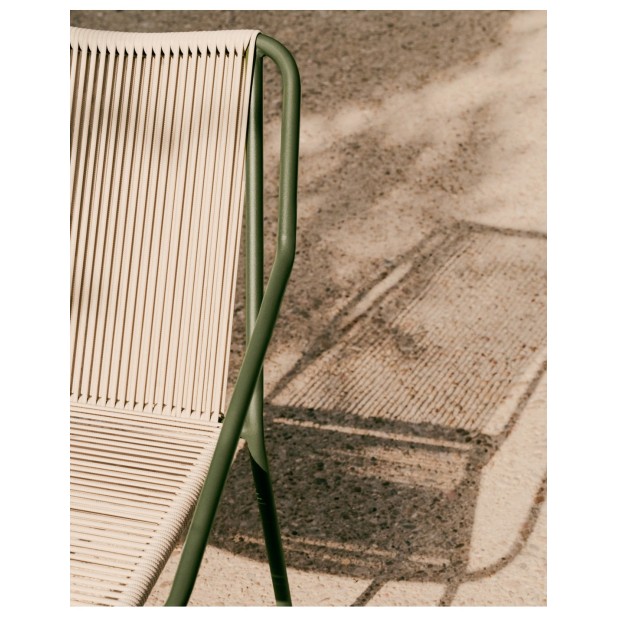 Silla de exterior Zivia de cuerda... Silla de exterior Zivia de cuerda...