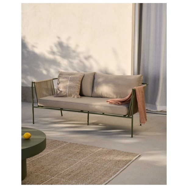 Sofá 2 plazas de exterior Zivia de...