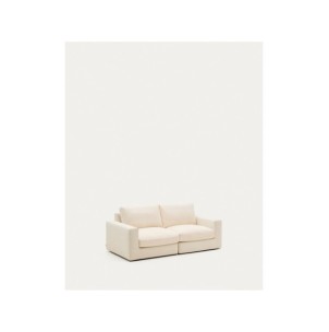 Sofá modular desenfundable Alea 3 plazas chenilla crudo... 2