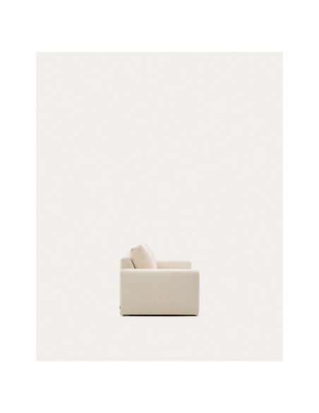 Sofá modular desenfundable Alea 3 plazas chenilla crudo 220 cm - Kave Home