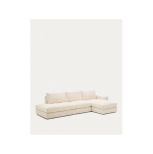 Sofá modular desenfundable Alea 5 plazas chenilla chaise... 2