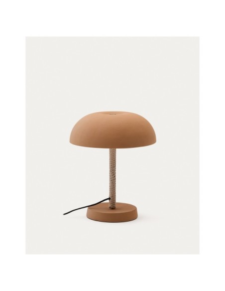 Lámpara de mesa Arinda de terracota - Kave Home