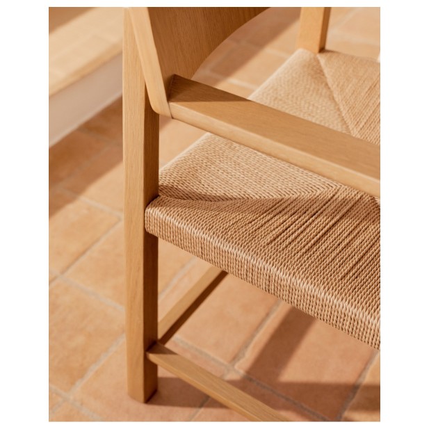 Silla Idun de madera maciza de roble... Silla Idun de madera maciza de roble...