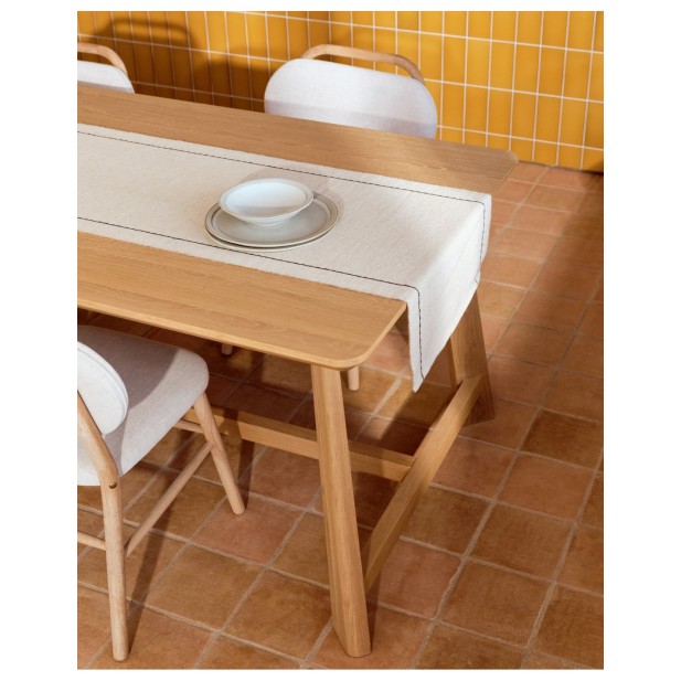 Mesa Idun de chapa y madera maciza de... Mesa Idun de chapa y madera maciza de...