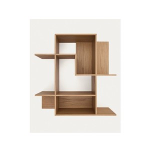 Estantería modular Ina de chapa de roble con acabado tono... 2