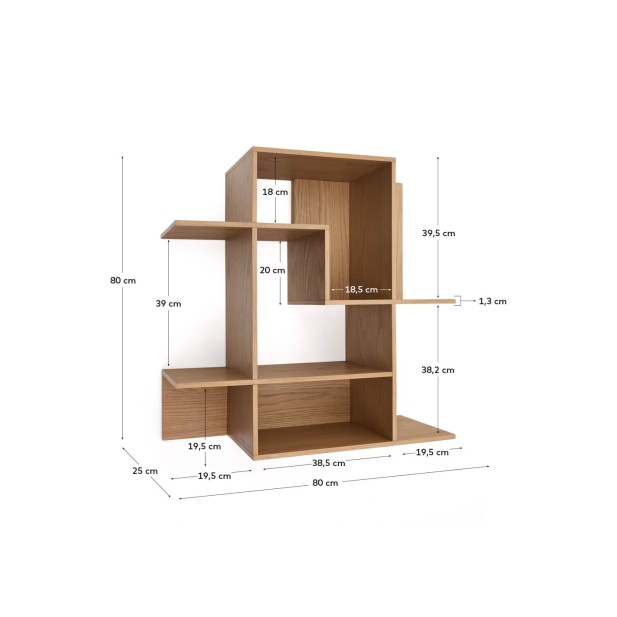 Estantería modular Ina de chapa de... Estantería modular Ina de chapa de...