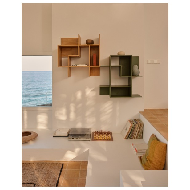 Estantería modular Ina de chapa de... Estantería modular Ina de chapa de...