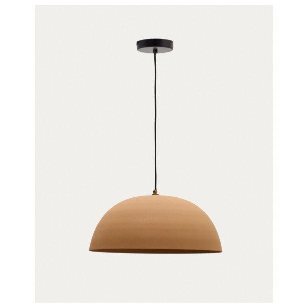 Lámpara de techo Nibla de metal efecto terracota Ø46 cm - Kave Home