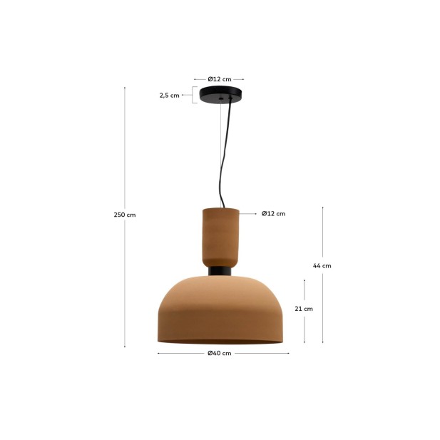 Lámpara de techo Nibla de metal... Lámpara de techo Nibla de metal...