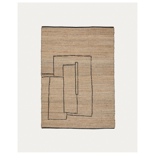 Alfombra Velira de yute 160 x 230 cm - Kave Home