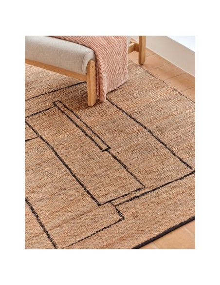 Alfombra Velira de yute 160 x 230 cm - Kave Home