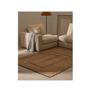 Alfombra Velira gráfica de yute 200 x 300 cm - Kave Home 2