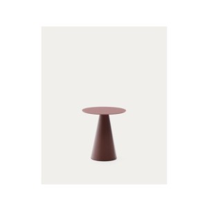 Mesa auxiliar Wilshire cristal templado glaseado y acero...