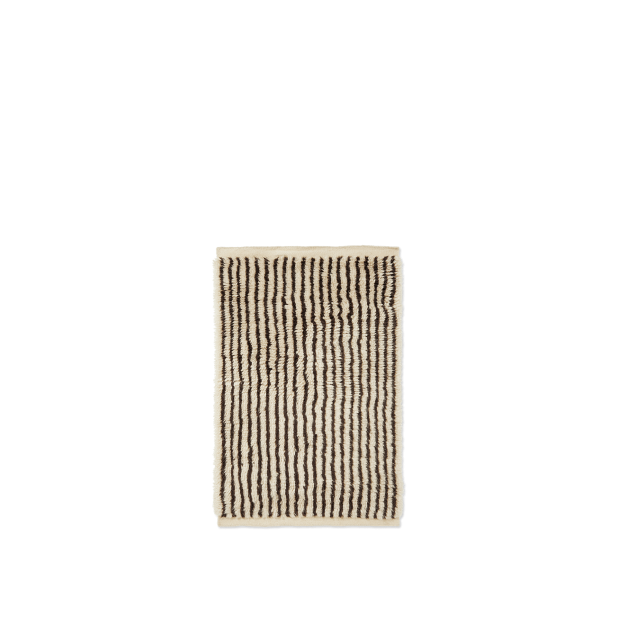 Alfombra KAMI 80x120 cm - Blanco Roto/Marrón - Ferm Living; 1104269867