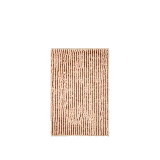 Alfombra KAMI 120x180cm - Blanco/Rojo Marrón - Ferm Living; 1104269870