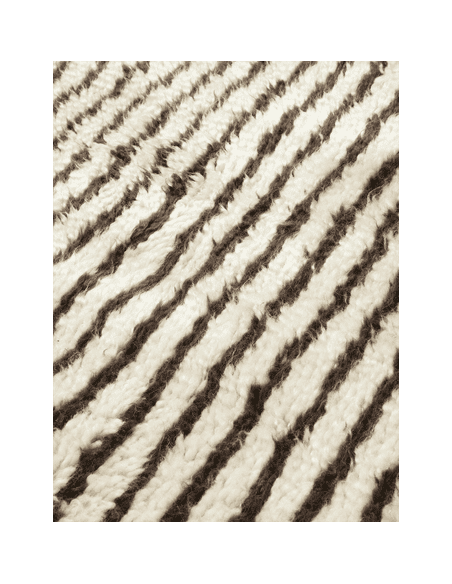 Alfombra Anudada KAMI 120x180 cm - Blanco Roto / Marrón - Ferm Living