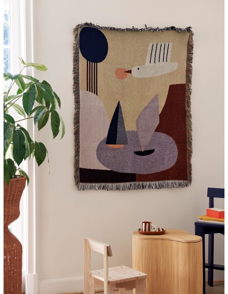 Mesa de Almacenaje ISOLA, Ratán / Natural - Ferm Living