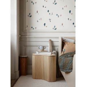 Mesa de Almacenaje ISOLA, Ratán / Natural - Ferm Living; 1104265292 2