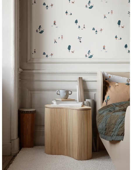 Mesa de Almacenaje ISOLA, Ratán / Natural - Ferm Living