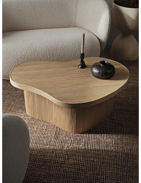 Mesa de Centro ISOLA, Ratán / Natural - Ferm Living