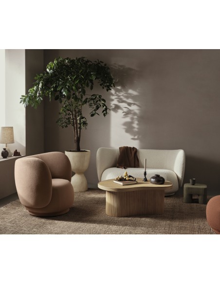 Mesa de Centro ISOLA, Ratán / Natural - Ferm Living