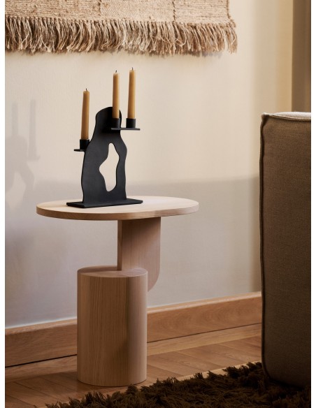 Mesa Auxiliar INSERT 49x34 cm, Fresno Natural - Ferm Living