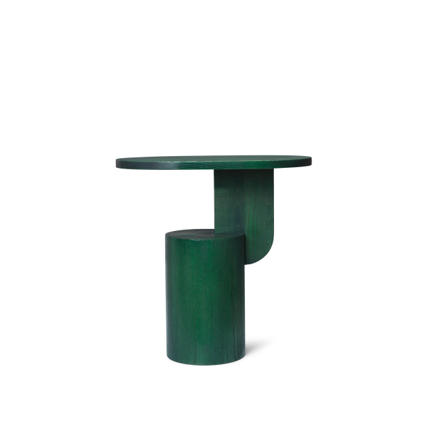 Mesa Auxiliar INSERT 49x34 cm, Fresno Teñido Verde - Ferm Living