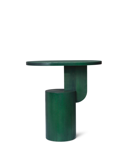 Mesa Auxiliar INSERT 49x34 cm, Fresno Teñido Verde - Ferm Living
