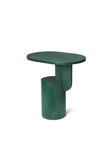 Mesa Auxiliar INSERT 49x34 cm, Fresno Teñido Verde - Ferm Living