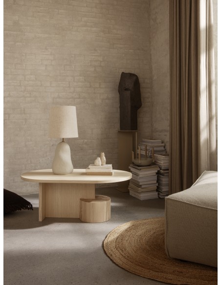 Mesa de Centro INSERT 100x60 cm, Fresno Natural - Ferm Living