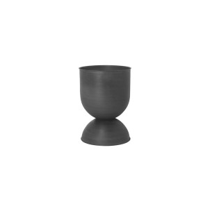 Maceta HOURGLASS Mediana, Metal Negro - Ferm Living; 100130629 2