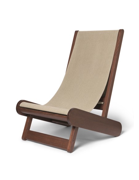 Sillón HEMI - Madera Oscura / Natural - Ferm Living; 1104269280