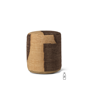 Puf Cilíndrico FORENE - Canela / Chocolate - Ferm Living; 1104268932
