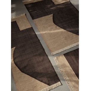 Alfombra FORENE 80x200 cm - Canela/Chocolate - Ferm Living; 1104269050 2