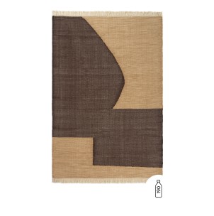 Alfombra FORENE 140x200 cm, Canela/Chocolate - Ferm Living; 1104268454
