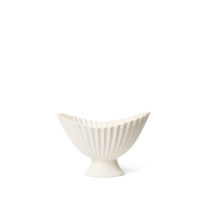 Cuenco Decorativo FOUNTAIN 19x28 cm, Blanco Roto - Ferm Living 1104269014