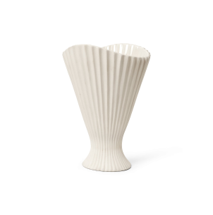 Jarrón FOUNTAIN 30x23 cm, Blanco Roto - Ferm Living; 1104264792