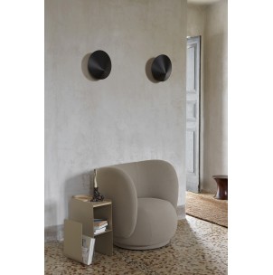 Aplique de Pared ARUM, Metal Negro - Ferm Living; Vackart; 1104266372 2