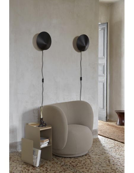 Aplique de Pared ARUM, Metal Negro - Ferm Living