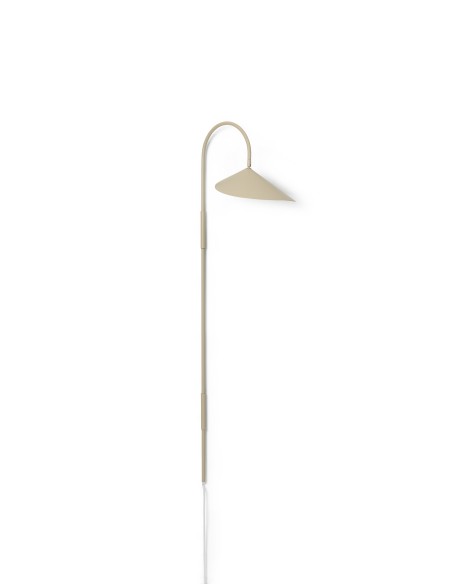 Aplique de Pared Giratorio Alto ARUM, Metal Beige - Ferm Living