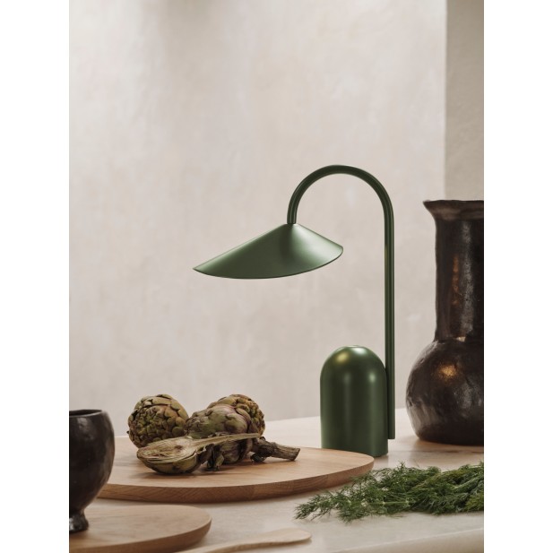 Lámpara Portátil ARUM, Metal Verde... Lámpara Portátil ARUM, Metal Verde...
