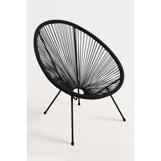 Silla Acapulco Negra Silla Acapulco Negra