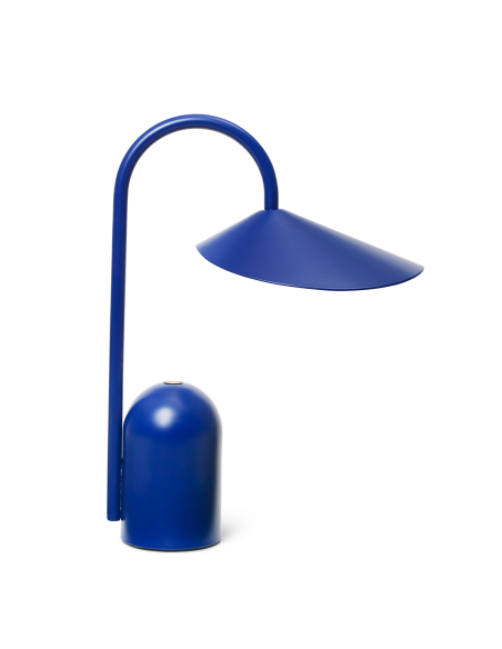 Lámpara Portátil ARUM, Metal Azul Brillante - Ferm Living; 1104269288