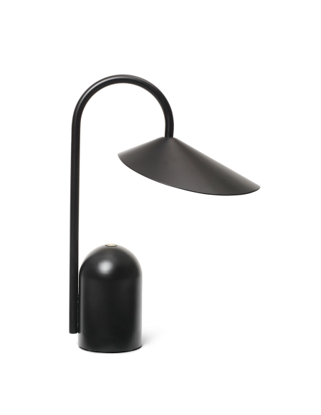 Lámpara Portátil ARUM, Metal Negro - Ferm Living; Vackart; 1104269284