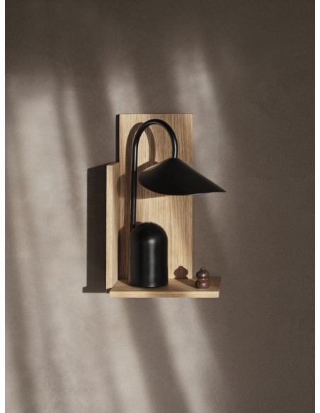 Lámpara Portátil ARUM, Metal Negro - Ferm Living